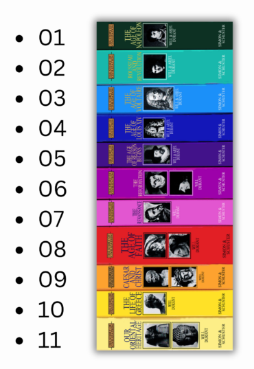 Willdurant12booksSet.png